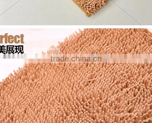 Long Pile Floor Mat With Anti Slip Base Shaggy Bath Mat photo-5