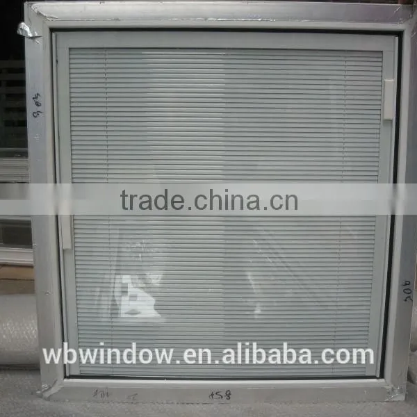 Hollow PVC Shutter Glass Window,shutters Inside Double Glazed Window photo-2