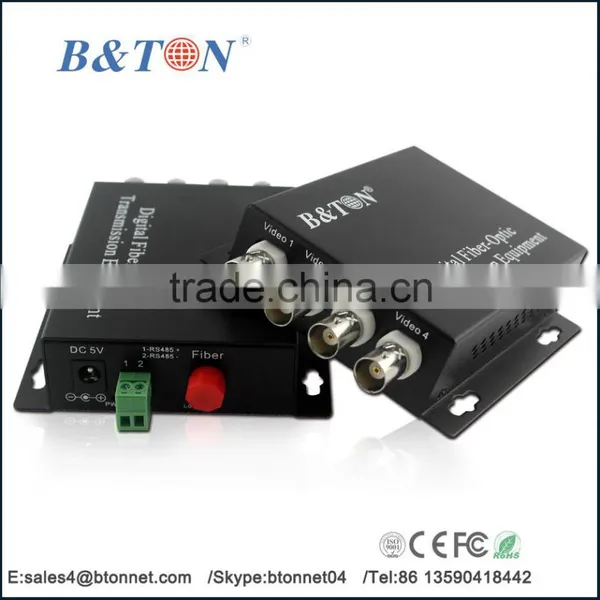 8 ch Video Over Fiber Optical Converter for Security System photo-2