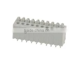 Electrical PCB Spring Terminal Block Pitch:5.0mm