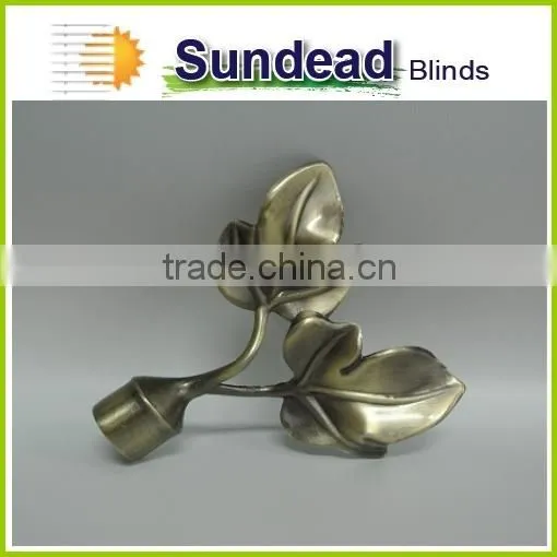 Chrome Alum Crystal Iron Curtain Pole Curtain Accessory Copper Satin Nickel Stainless Steel Silver photo-3