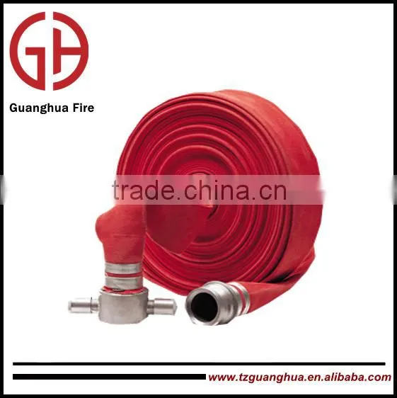 fire hose valve with rubber covered fire hose for irrigation