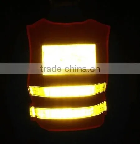 Yongkang Factory CE EN20471 Mesh PVC Refleticve Tape High Visibility Jacket photo-4