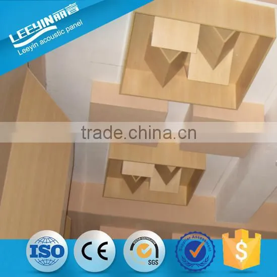 MDF 3d Acoustic Panel Wall Wooden Diffusor Home Theatre Architectural Acoustic Panel