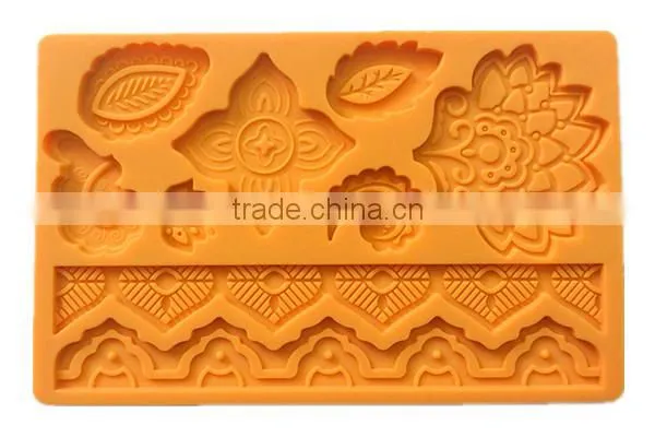 Silicone Mold Fondant Flowers for Cakes photo-2