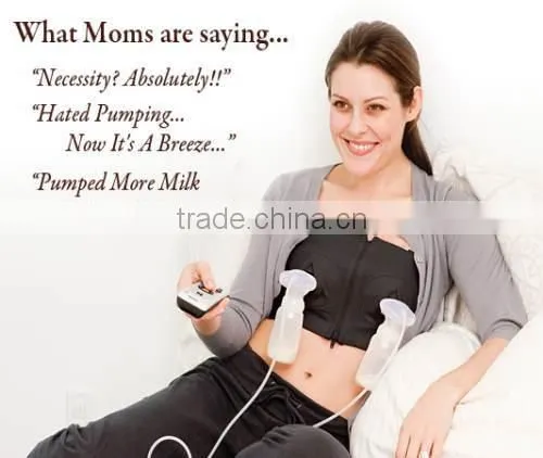 Ideal Fashions Simple Best Wishes Women's 3 Color Nursing Hands Free Pumping Bra Breast Feeding Nursing Bra Breast Pump Bra photo-5
