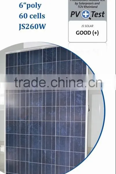 260W Poly Panel With Higher Efficiency