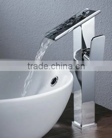Water-mount Brass High Quality Chrome Basin Faucet photo-6