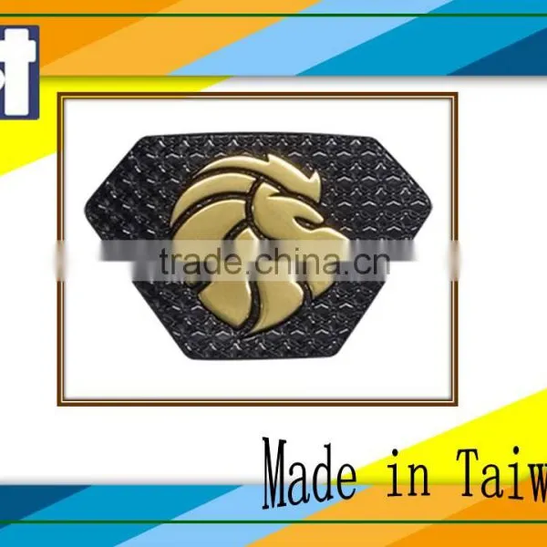 Fashionable Car Aluminum Sea Green Seashell Classical Brand Epoxy Sticker photo-2