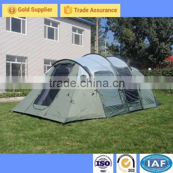 Fiberglass Pole and Polyester Fabric Family Tent