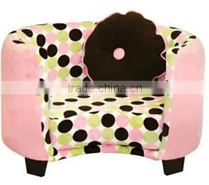 Comfy Kids Club Chair, Pink / Chocolate