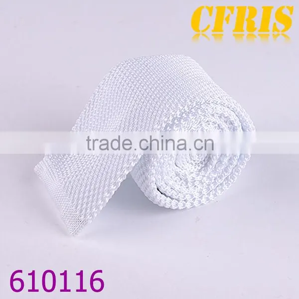 Fashion Plain Color Cotton Knitted Necktie Series 3 photo-2