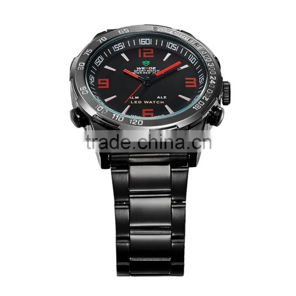 WEIDE Express Wholesale Japan Quartz Clock Movement Stainless Steel Back Watch photo-3