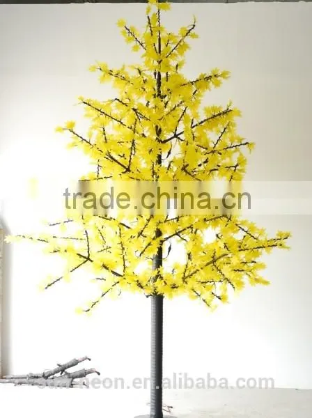 3m Simulation Outdoor Led Tree Lighting/ LED Maple Tree Light for Street Decorations photo-2