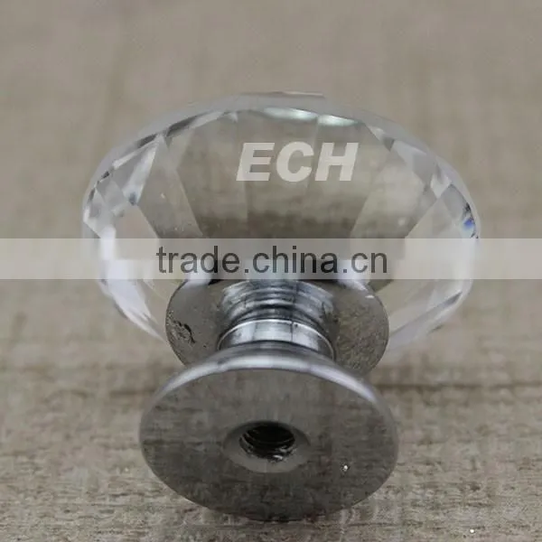 China Supplier ECH Zinc Crystal Cabinet Knob photo-3