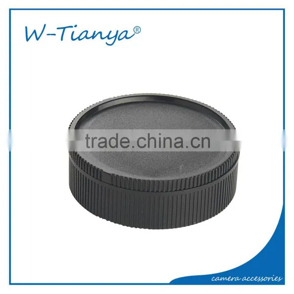 Camera Body Cover + Lens Rear Cover Cap For Nk