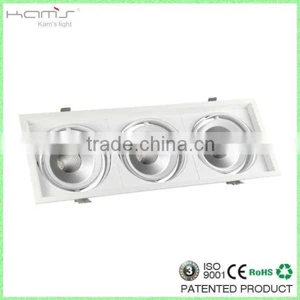 2015 Designer Square LED Downlight AR111 COB 15W Adjustable photo-3