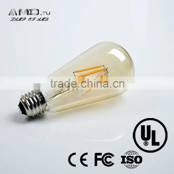 UL CE RoHS Approval Best Sell ST58 2200K 2700k 2w 3w 4w Vintage Led Light Bulb St58led Light photo-3