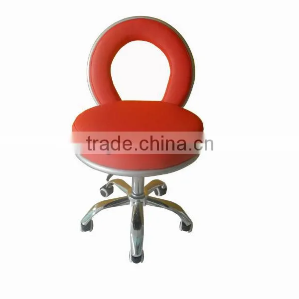 PU Bar Stool, Adjustable Swivel Bar Stool for Nail Salon SK-E11 (H) photo-2