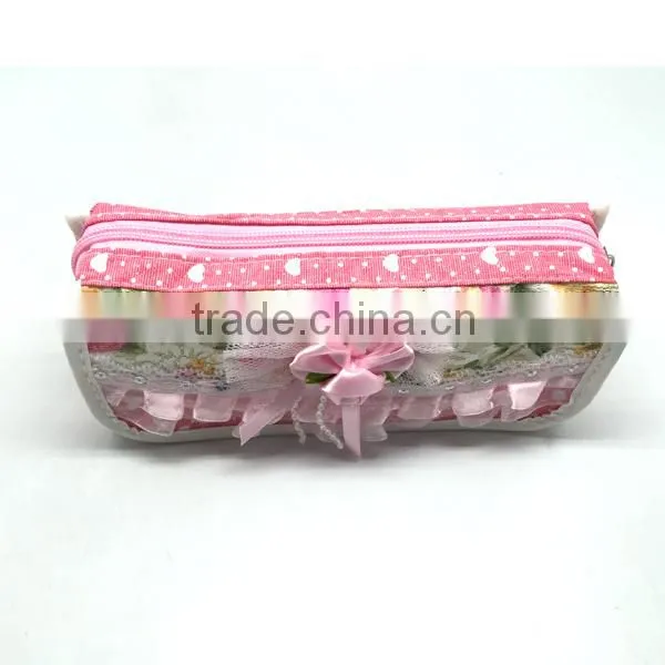 Polyester Pencil Bag Wholesale Fabric Stationery Set photo-4