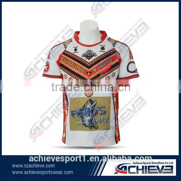 Wholesale Custom Half Sleeve Rugby Jersey photo-4