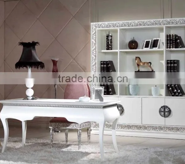 Living Room Furniture Frech Stlye Furniture Wooden Desktop Bookcase for Sale
