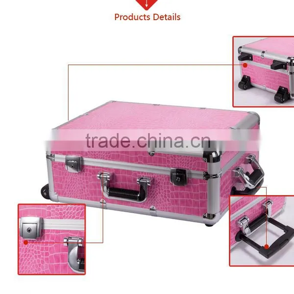 Sunrise Factory Price Professional Rolling Beauty Nail Cosmetic Display Case photo-5