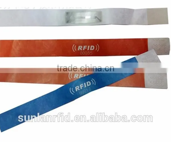 EM4200 Chip 125khz RFID PVC Wristband for Access Control