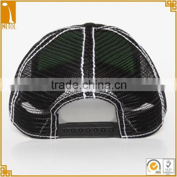 6 Panel Structured Adult Group Custom Mesh Trucker Caps photo-3