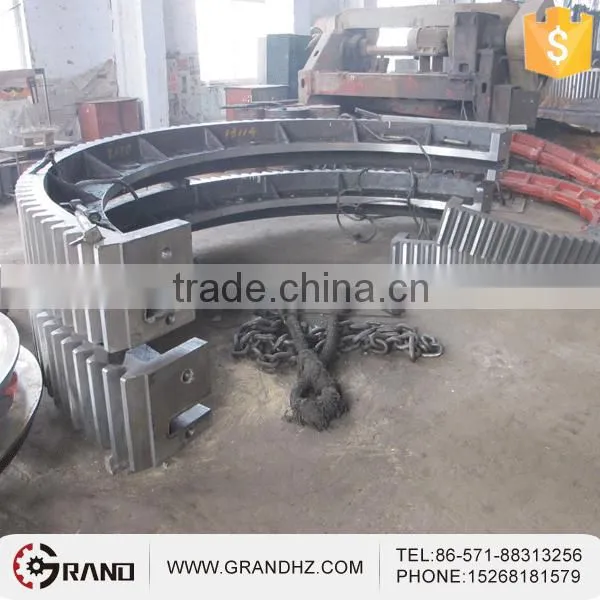 Steel Cast Drive Gear for a Cooler Part of the Kiln Tube Used in Rotary Kiln