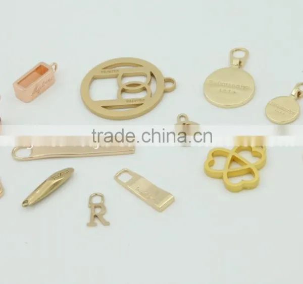 Custom Fancy New Design Metal Brand Logo Label for Clothing photo-2