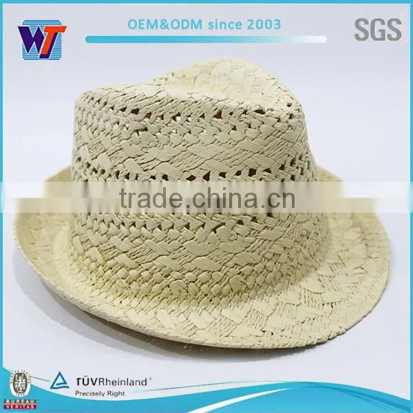 Handmade Custom Chinese Boate Straw Boater Hat photo-6