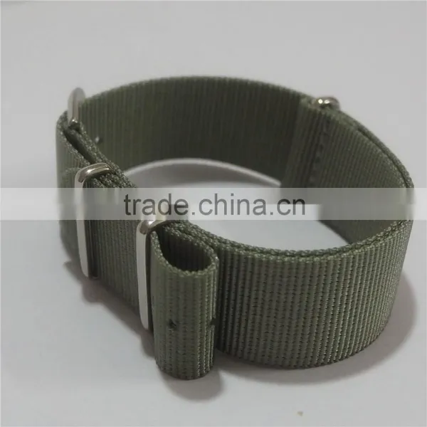 22mm Gray Military Import Nylon Nato Watch Band photo-3