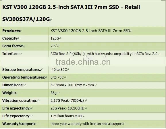 2.5-Inch SATAIII 7mm Solid State Drive SSD 120GB photo-4
