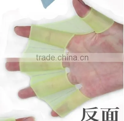 High Quality Silicone Swimming Hand Webbed , Swimming Hand Flippers , Silicone Water Gear Paddles photo-2