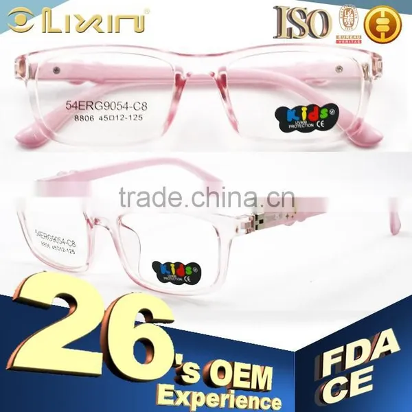Fashion Fantasy TR Kids Optical Frames With Cute Cartoon Temple Kids Eyewear 54ERG9054 photo-2