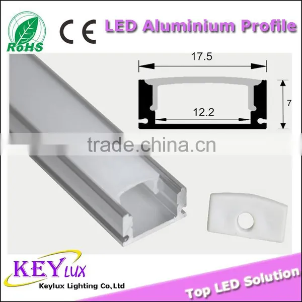 LED Aluminum Profile 6063-T5 Material Surface Mounted for Led Strip