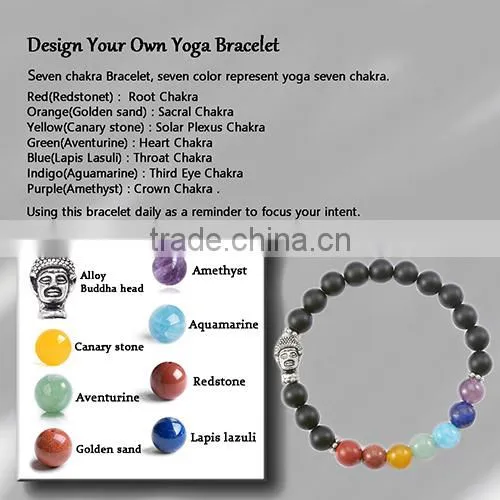 Buddha Beads Bracelets For Black Stone Jewelry photo-4