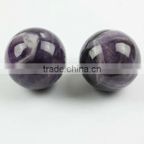 SL72515 Natural Amethyst Gemstone Sphere Ball