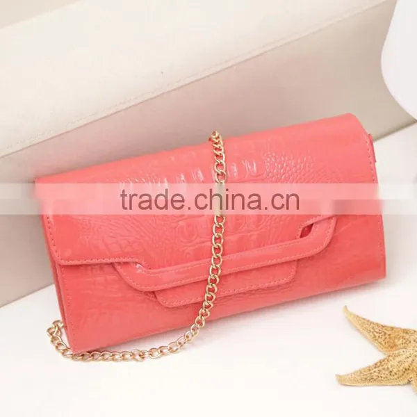 new lady leather handbag fashion makeup bag