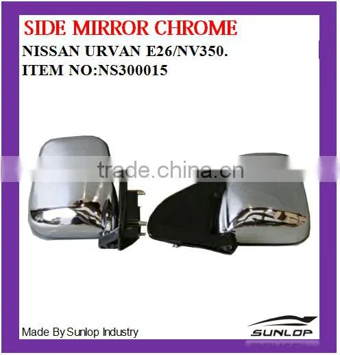 New Products Auto Spare Parts Side Mirror Chrome NS3000015 for NS Urvan E26/NV350 2013 up