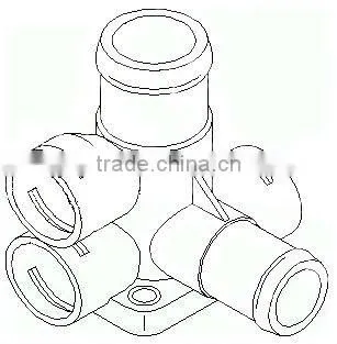 Water Flange OE NO.037121132A photo-2
