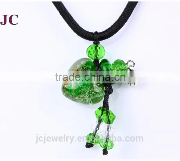 Lampwork Murano Glass Bottle Vial Necklace Pendants Wholesale Jewelry photo-3
