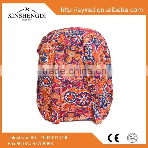 Best Seller Cotton Beautiful Quilted Hipster Side by Sublimation Backpack photo-3