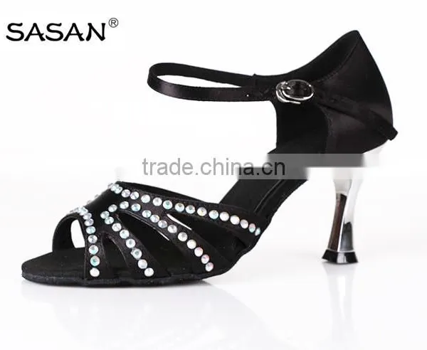 New Arrival Crystal Latin Dance Shoes Salsa Shoes Wedding Shoe S-7177 photo-2