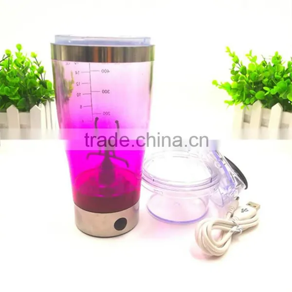 Accept Custom Color USB Rechargeable Tornado Shaker Bottle and Electric Vortex Mixer Bottle Effortlessly Protein Shaker Bottle photo-4