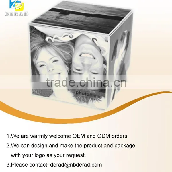 Brief Plastic Cube Picture Frame photo-2