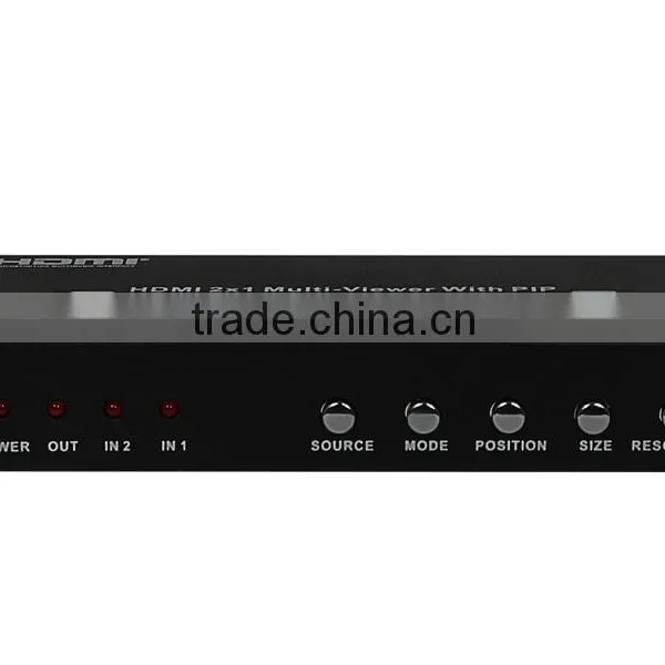 Factory Price High Speed HDMI Switch 2x1 Multi-Viewer With Picture in Picutre, Support Scaler photo-2
