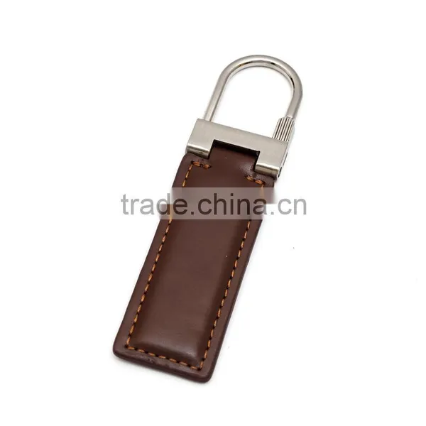 Red Black Heart Shaped HandBest Selling Metal Leather Keyring /Leather Key Chain/Leather Keyfob photo-2