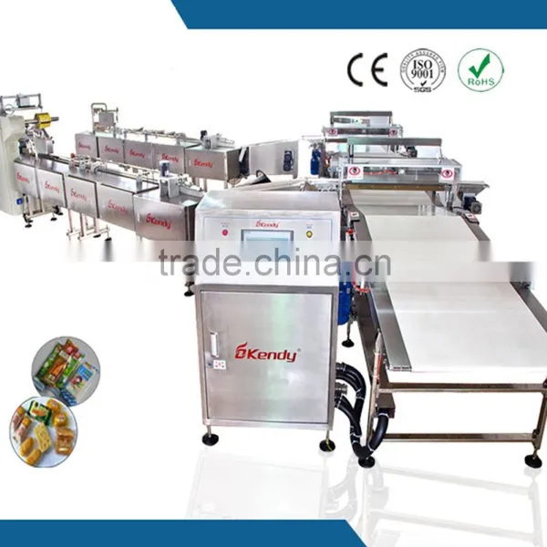 China Kendy High Sensitive Sensor Vanilla Cupcake Packaging Line